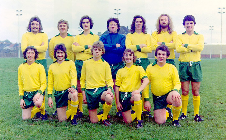 The Bridge House football team