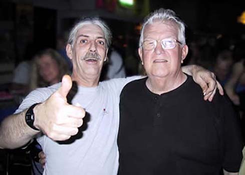 Mick and Terry at the Bridge House Reunion 2002