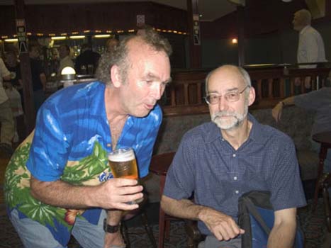 Colin Barton and Milton Reame-James at the Bridge House Reunion 2007